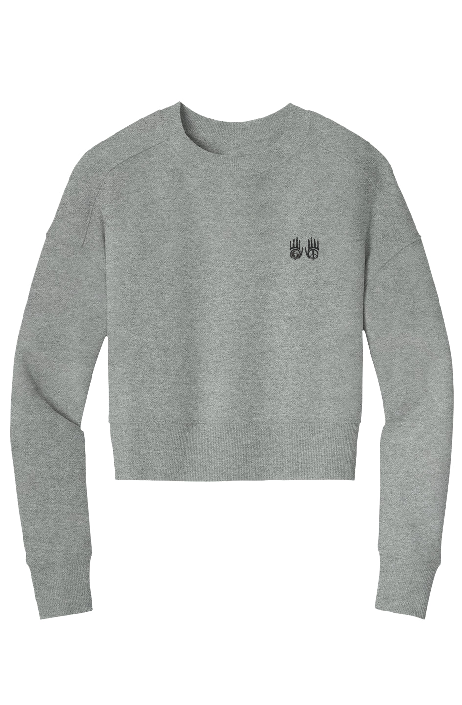 Embroidered World Peace Sweatshirt