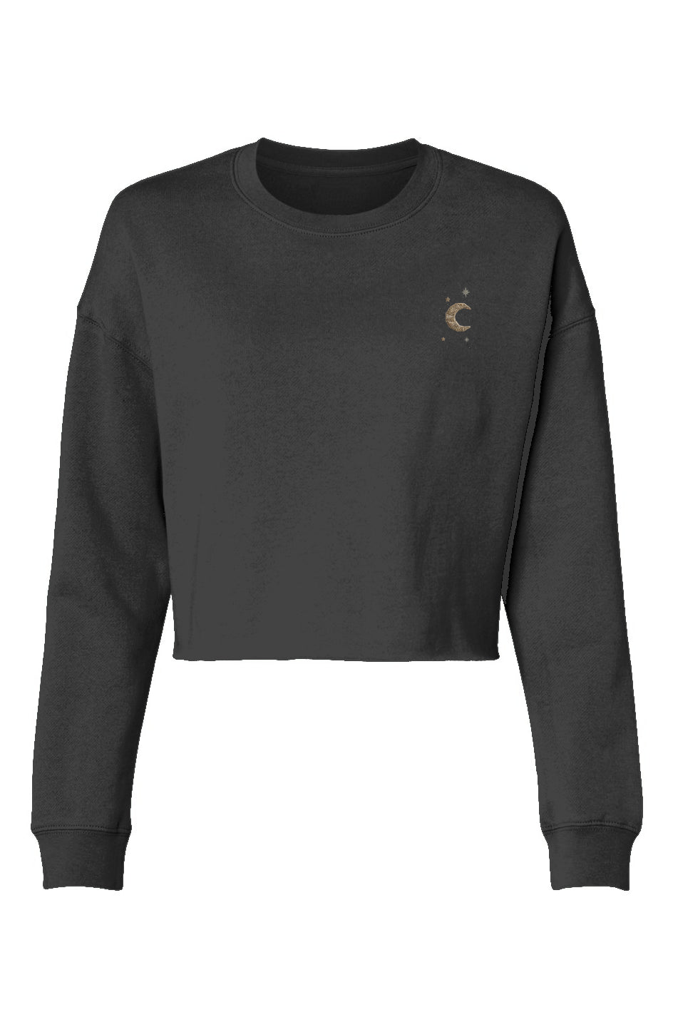 Embroidered Crescent Moon Sweatshirt