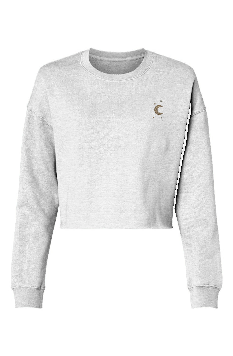 Embroidered Crescent Moon Sweatshirt